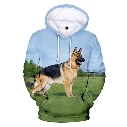 Men clothing  German Shepherd Hoodie