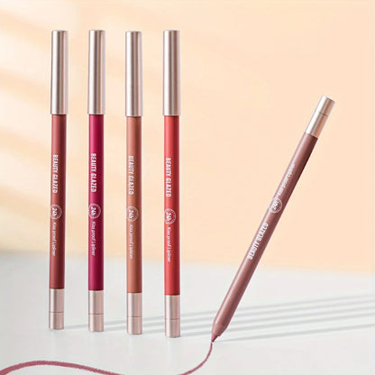 Makeup and face BEAUTY GLAZED 10 Color Lipliner High Pigment Matte Waterproof, Natural Shaping Lip Liner Lipstick Makeup