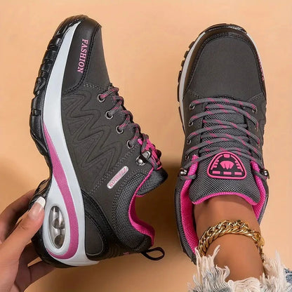 Woman shoes Women Platform Sneakers Casual Fashion Running Shoes For Women Comfortable Vulcanize Sport Shoes Leather Walking Climbing Shoes