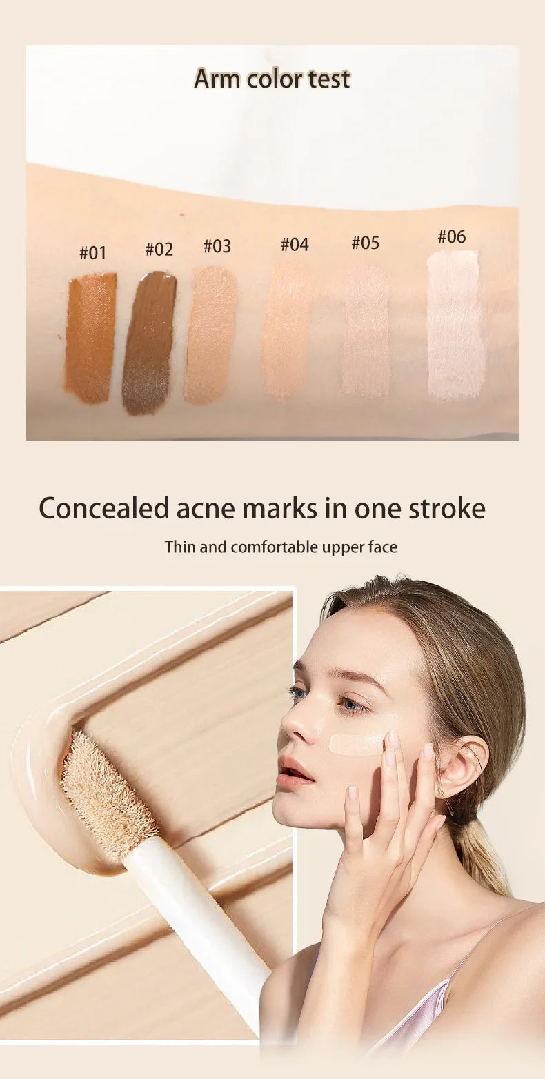 Makeup and face  Eyes Face Concealer Liquid Cover Dark Circles Acne Natural Make up Effect