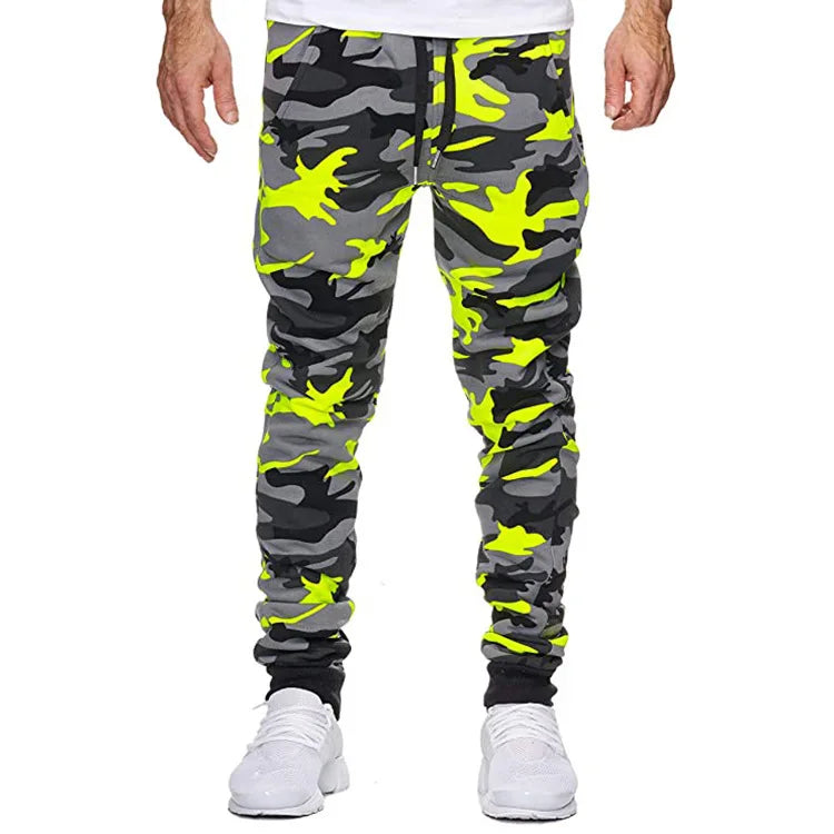 Men clothing  New Mens Casual Fashion Pants Sportswear Skinny Male Trousers Gyms Tracksuits Bottoms Hip Hop Streetwear Joggers Sweatpants K103