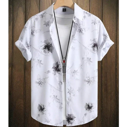 Men clothing Shirt For Men 3d Ink Painting Prints Men'S Clothing