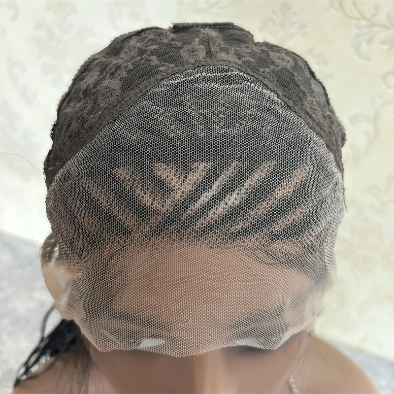 Crown & Glory Wigs New Synthetic Lace Frontal Wigs Box Braided Wigs Cornrow Braid Wig for Black Women Knotless Braids Party Wig Baby Hair Daily Use