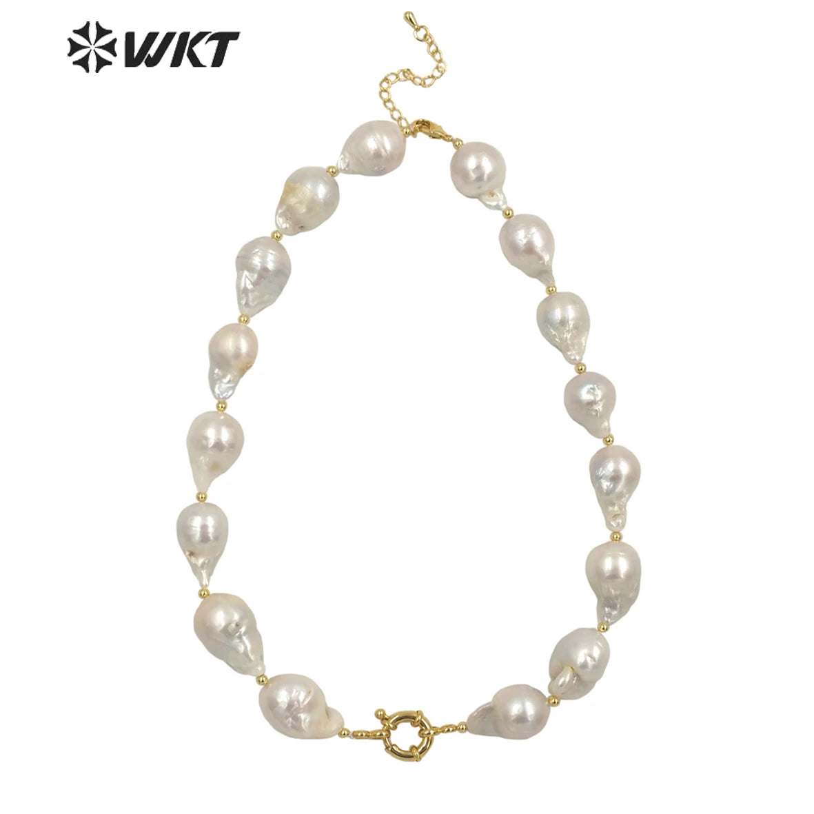 Jewellery  WT-JN184  WKT 2022 New Sale Baroque Pearl Pendant Necklace Exquisite Pendant Necklace  Jewelry