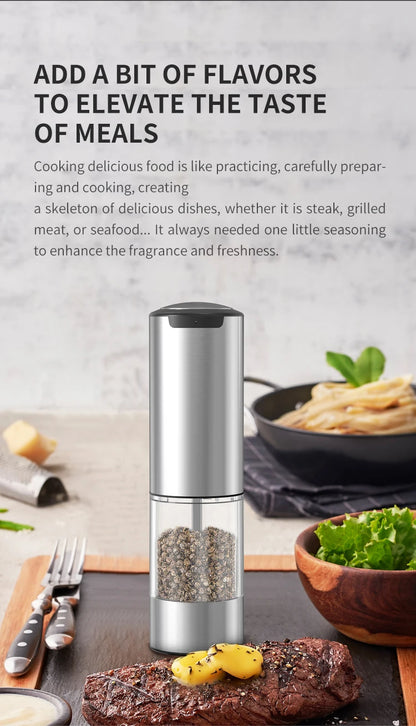 Kitchen  Electric Automatic Mill Pepper And Salt Grinder With LED  Adjustable Coarseness Partner Manufacturers kitchen appliance