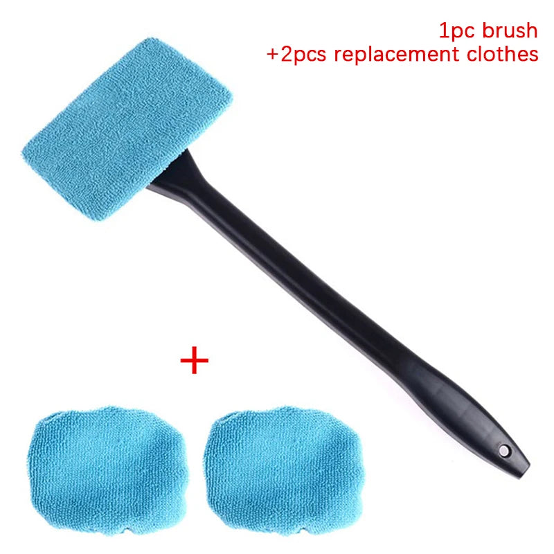 Ergonomic Car Window Cleaning Brush – Defog & Dust Removal Tool/Car