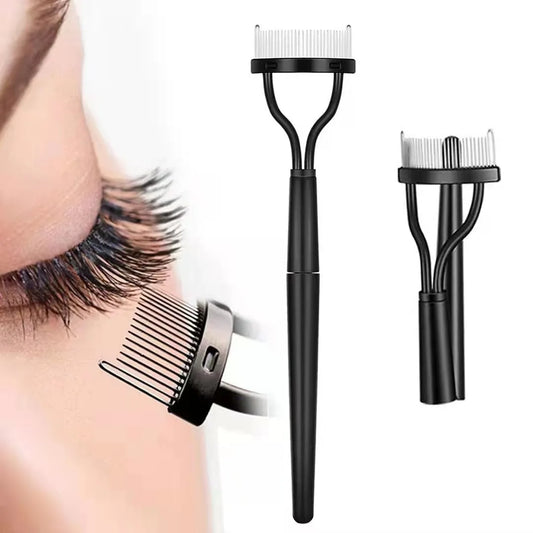 Makeup and face  Foldable Eyelash Separator Metal Teeth Eyelash Curler