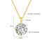 Jewellery    100% Real 14k Gold Moissanite Necklace For Women 6.5mm 1.0ct D Color AU585 K Gold Luxury Pendant Certificated Wholesale