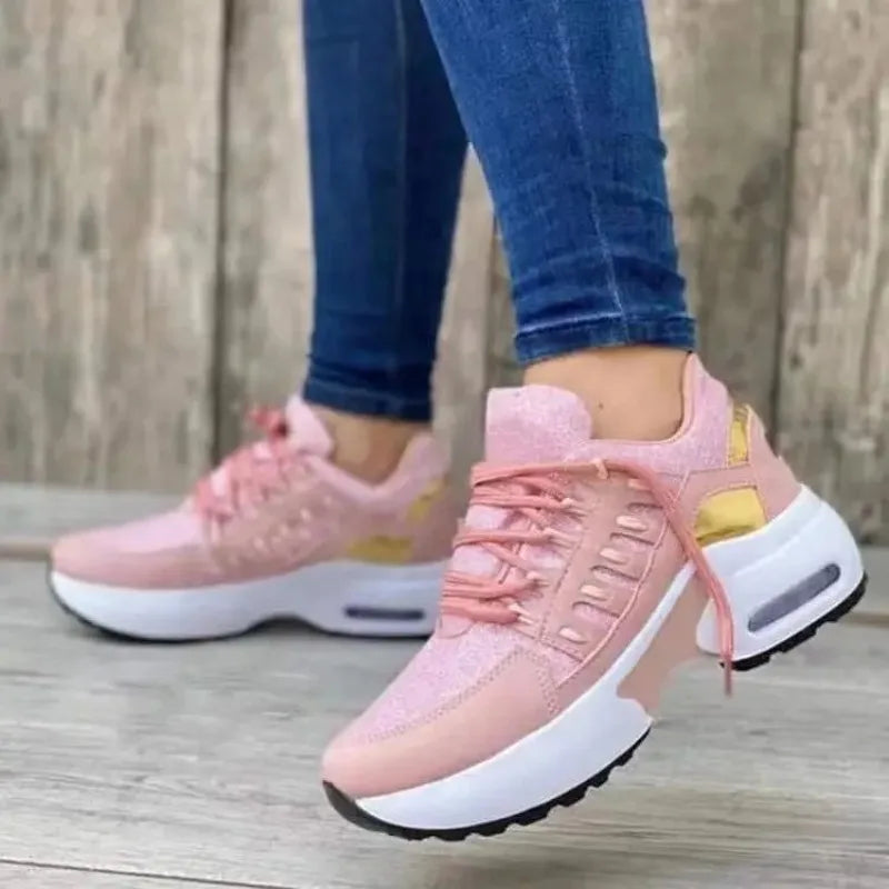 Woman shoes  Sneakers Women Flats Shoes Mesh Sport Shoes Summer Platform Breathable Sneakers Casual Running Shoes Walking Ladies Zapatos