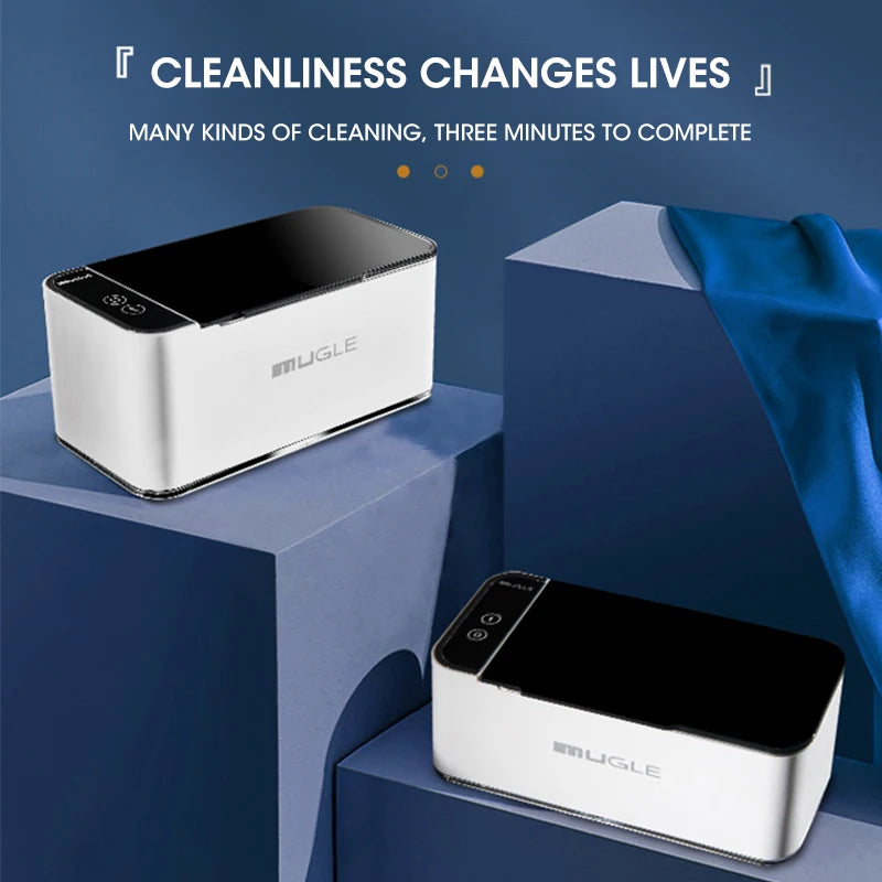 Bathroom 50W Ultrasonic Cleaner Glasses Cleaner High Frequency Ultrasound Washing Cleanser Bath for Jewelry Glasses Cleaning Machine