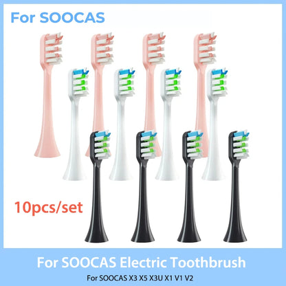 Bathroom Replacement Brush Heads  5-10pcs Bristle Heads Electric Toothbrush Dupont Bristle Sealed Packed