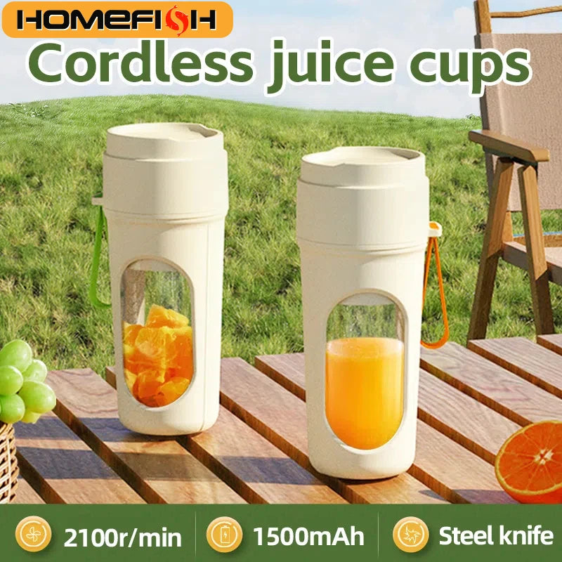 Kitchen  12 Blades Electric Portable Blender 350ML Juicer Fruit Mixers USB Rechargeable Smoothie Juicer Cup Squeezer Juice Maker kitchen appliance