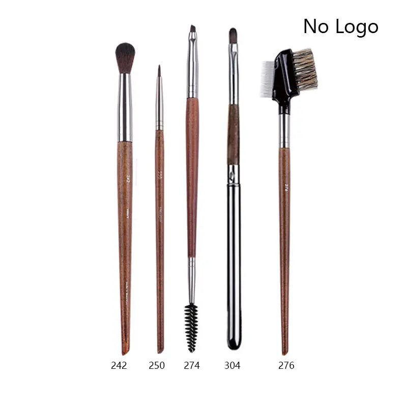 Makeup and face  5pcs/set Natural Wood Eyeshadow Makeup Brushes Eye Detail Make Up