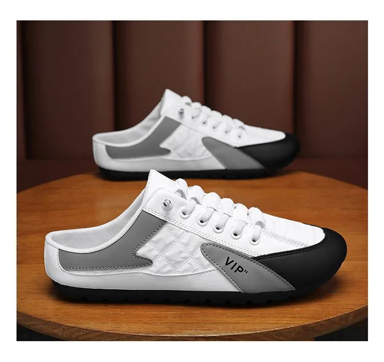 Men shoes Casual Shoes Fashionable Men's Half Slippers Men's Sports Shoes Brand Shoes  Slippers Men  Zapatos De Hombre