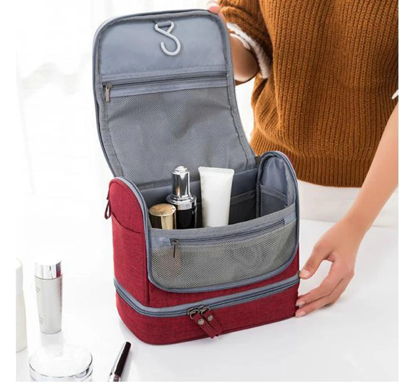 Makeup and face  Men Necessaries Hanging Make Up Bag Travel Organizer Cosmetic Bags for Women