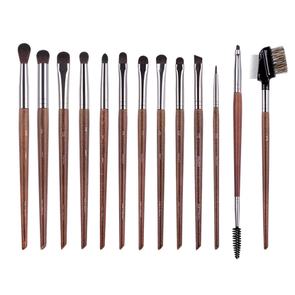 Makeup and face  5pcs/set Natural Wood Eyeshadow Makeup Brushes Eye Detail Make Up