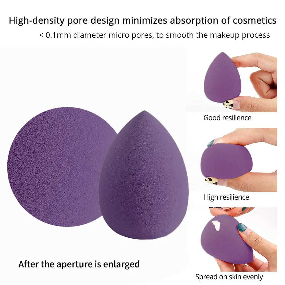 Makeup and face  4pcs/bag Fashion Make up Blender Cosmetic Puff Makeup Sponge