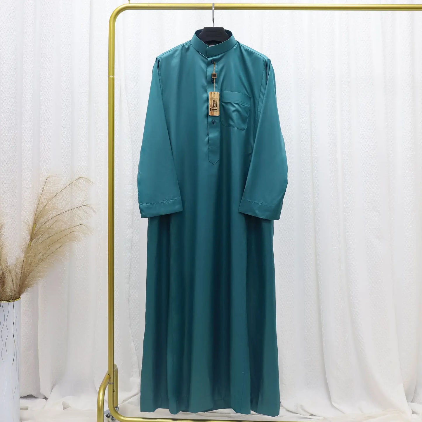 Muslim family   Muslim Eid Men Long Robe Kimono Dishdasha Modest Islamic Dubai Saudi Abayas Prayer Abaya Kaftan Ramadan Morocco Jubba Thobe