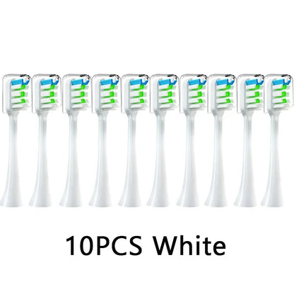 Bathroom Replacement Brush Heads  5-10pcs Bristle Heads Electric Toothbrush Dupont Bristle Sealed Packed