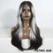 Crown & Glory Wigs  Synthetic Wigs 26 Inch Long Straight Lace Wigs With Bnags Lace Front Wig For Women Ombre Blonde Brown Cosplay Daily Party Wigs