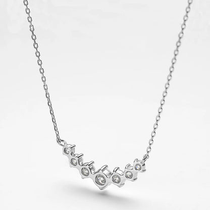 Jewellery   Houtros 1.7/2.8CT Moissanite Pendant Necklace for Women 925 Sterling Silver