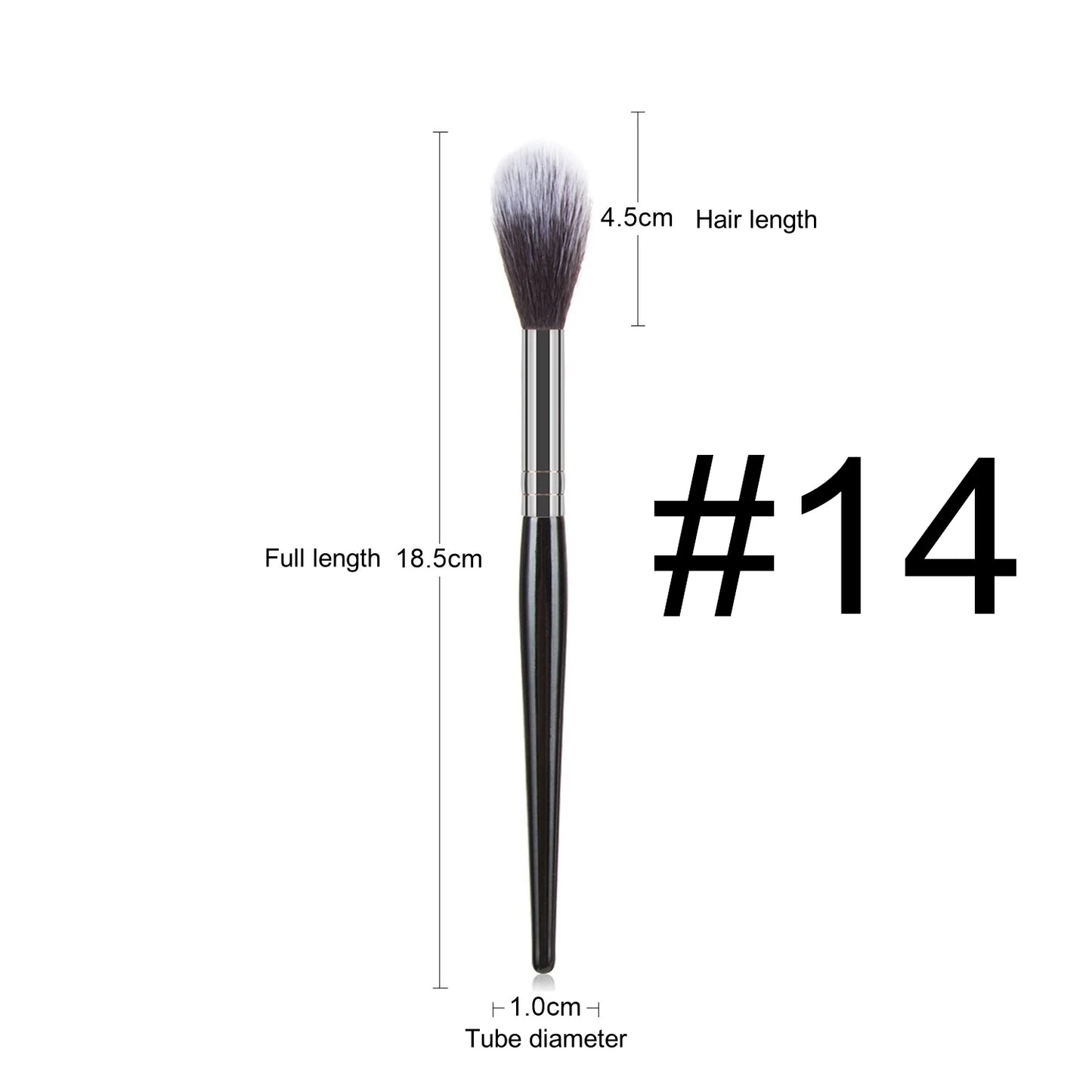 Makeup and face  Large Makeup Brushes High Quality Black Cosmetic Foundation Powder Blush