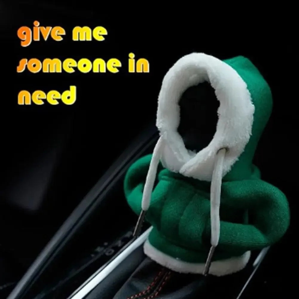 Hoodie Gear Shift Knob Cover – Cute & Cozy Universal Fit/Car