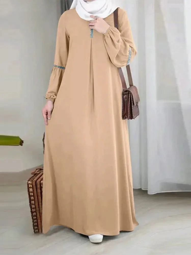 Muslim family - Women’s Casual Loose-Fit Abaya
