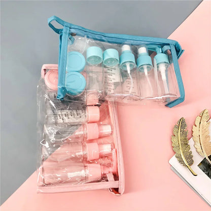 Makeup and face  10 pc/Set Travel Mini Makeup Cosmetic Face Cream Bottles