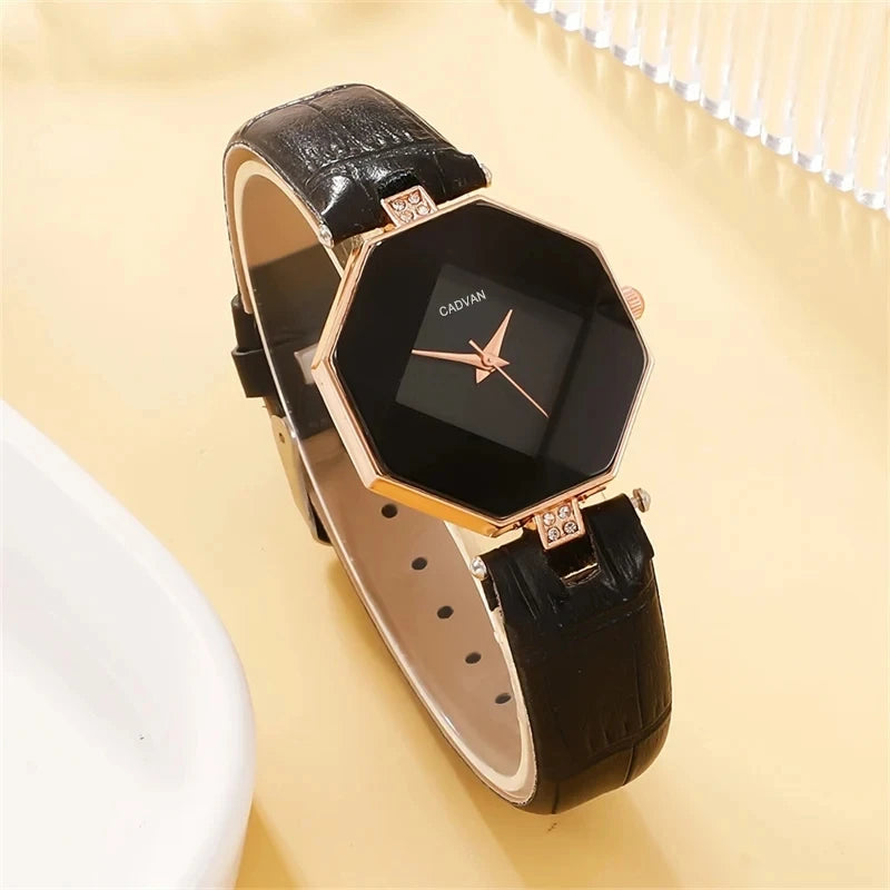 Jewellery   5pcs Set Watches Set Luxury Rhinestone Women Fashion Elegant Wristwatch Quartz Watch