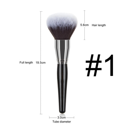 Makeup and face  Large Makeup Brushes High Quality Black Cosmetic Foundation Powder Blush