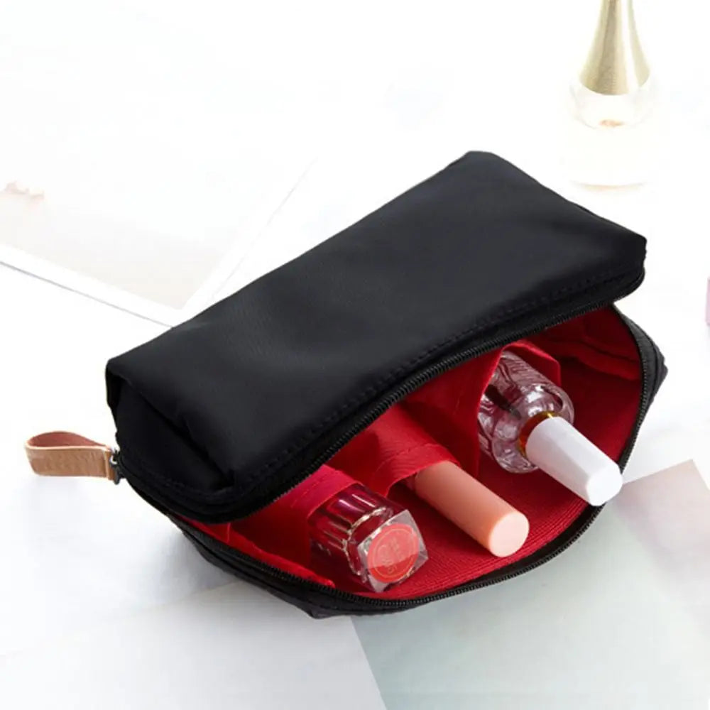 Makeup and face  Small Makeup Bag Simple Solid Colour Cosmetic Storage Bag for Women