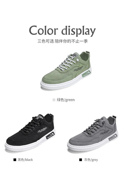 Men Shoes New Fahsion Men Vulcanize  Classic Platform  Canvas  for Male Anti-Odor Men Casual Shoes Flats Hard-Wearing