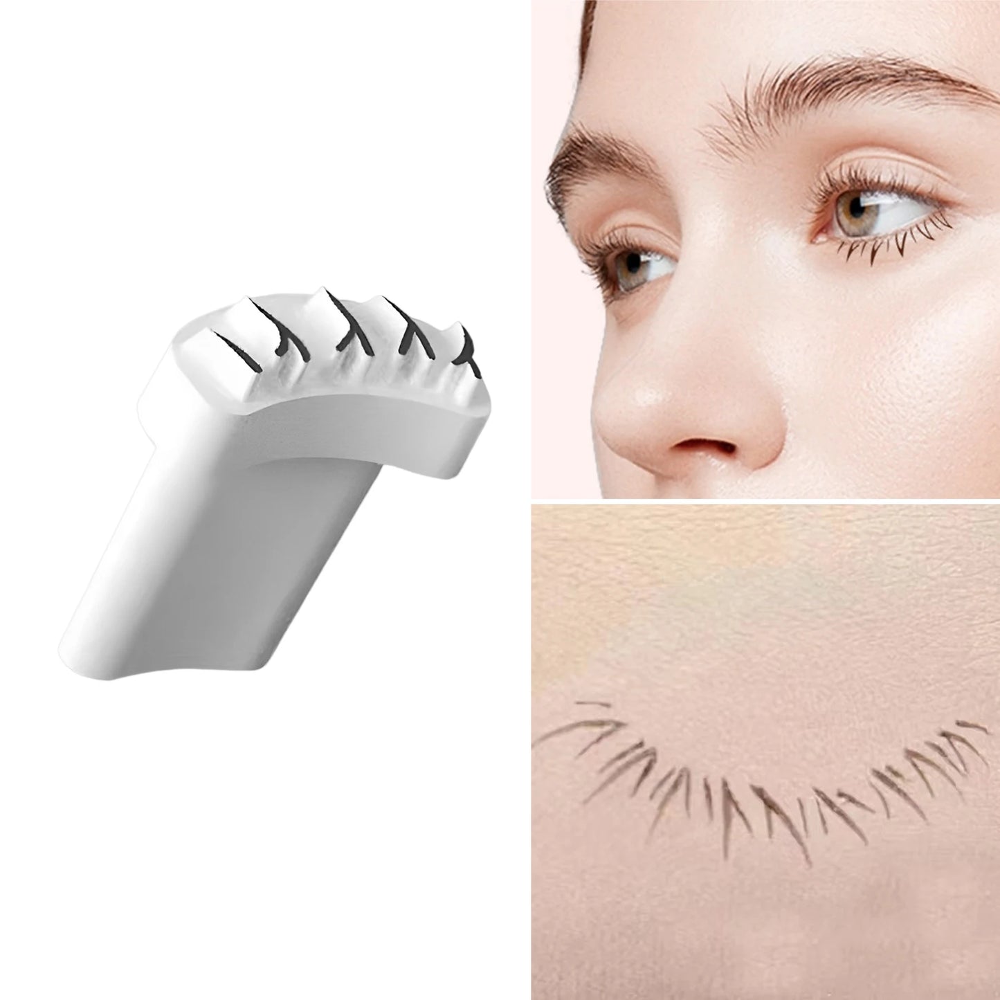 Makeup and face  Eye Makeup Fake Eyelash Stamps Silicone Lower Eyelash Assistant