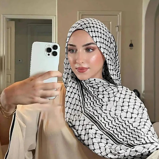 Muslim family - Muslim Women’s Cotton Kuffiyeh Hijab