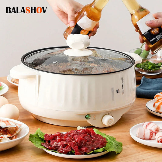 Kitchen 1.7L Multicooker Single/Double Layer Electric Pot 1-2 People Household Non-stick Pan Hot Pot Rice Cooker Cooking Appliances