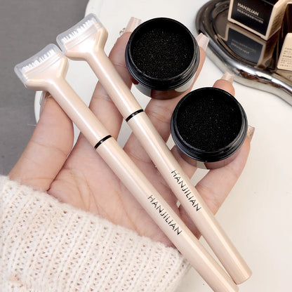 Makeup and face  2 in 1 Double-ended Lower Eyelash Stamp with Eyeliner DIY Waterproof Eye Liner Seal