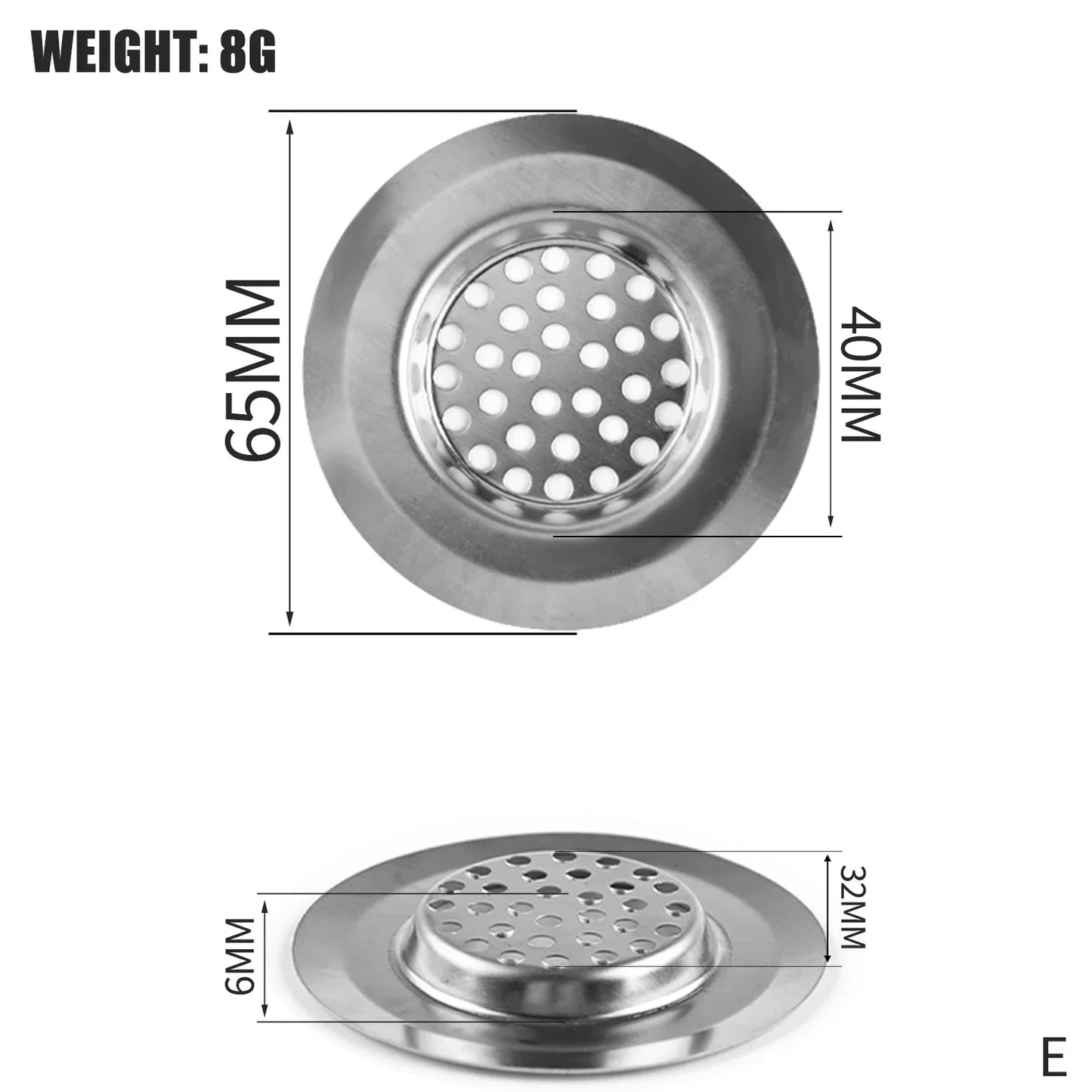 Kitchen 1PCS Kitchen accessories Sink Filter Stainless Steel Mesh Sink Strainer Filter Bathroom Sink Strainer Drain Hole Filter Trap Waste Screen