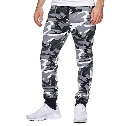 Men clothing  New Mens Casual Fashion Pants Sportswear Skinny Male Trousers Gyms Tracksuits Bottoms Hip Hop Streetwear Joggers Sweatpants K103