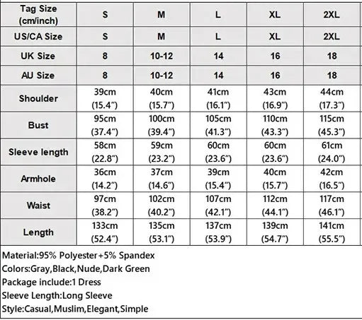 Muslim family - Women’s Casual Loose-Fit Abaya