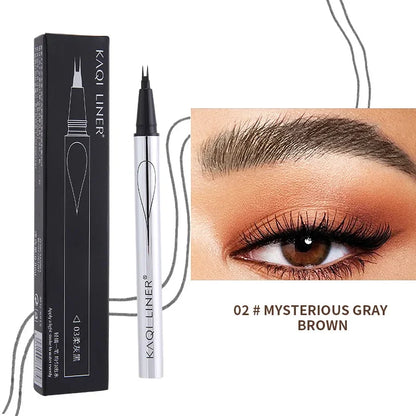 Makeup and face  2 Fork Lower Eyelash Eyebrow Pen Natural Long-Lasting Eyes Makeup