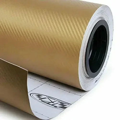 Car   30x127cm Car 3D Carbon Fiber Roll Film Stickers DIY Vinyl Film Auto Interior Styling Carbon Fiber Decorative Decals