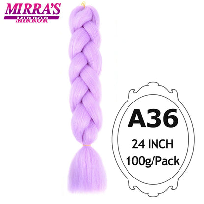 Style & Shine Hair  Jumbo Braiding Hair Extensions High Temperature YAKI Fiber Hair For Braids Synthetic Braiding Box Hair Ombre Jumbo Braid Purple