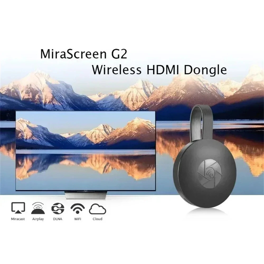 Mobile  Wireless Display Adapter Mobile Screen Mirroring Receiver From Phone To Big Screen 1080P Video Receiver For Chrome Google Home