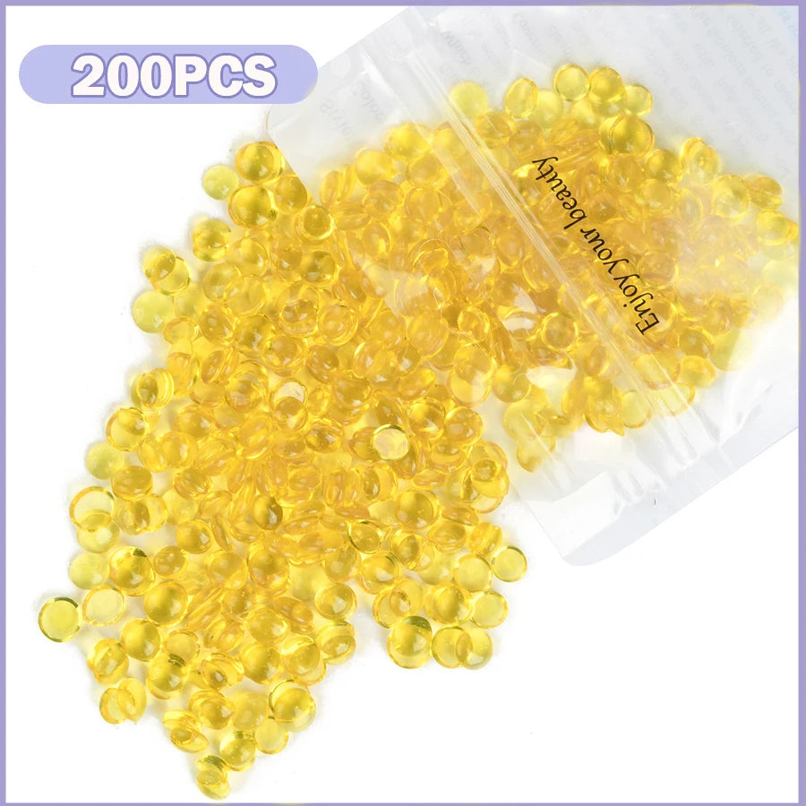 Style & Shine Hair Tsitsi Best Quality 200-1000PCS Italian Keratin Glue Granule/Beads/Grain With Glue Melting Pot For Human Hair Extension and DIY