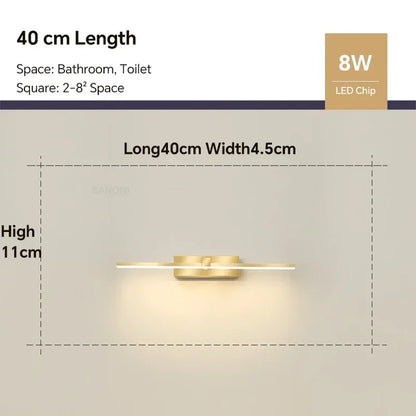 Bathroom   Modern LED Wall Light Vanity Lamp