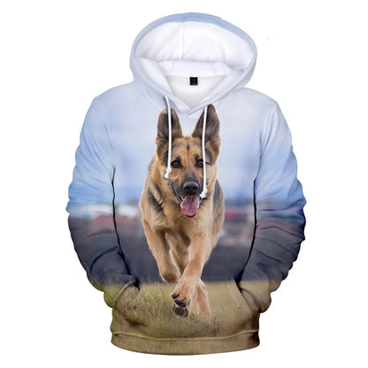 Men clothing  German Shepherd Hoodie