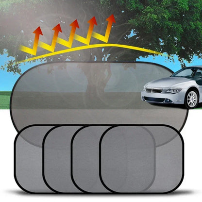 Car   2PCS Magnetic Car Sun Shade UV Protection Car Curtain Baby Car Window Sunshade Side Window Mesh Sun Visor Summer Protection Film