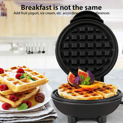 Kitchen 350W kitchen Mini Waffle Maker Electric Breakfast Maker Non Stick Pancake Bubble Egg Cake Oven Pan Eggette Machine