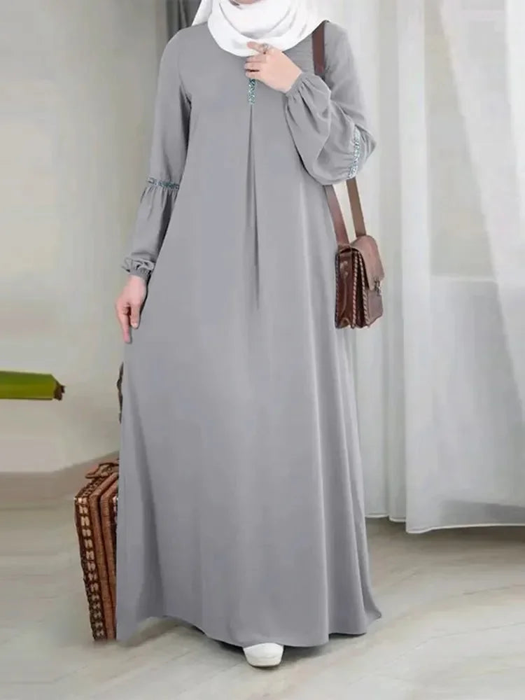 Muslim family - Women’s Casual Loose-Fit Abaya